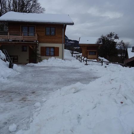 Chalet Neuf 6 Personnes Mont-Saxonnex Luaran gambar
