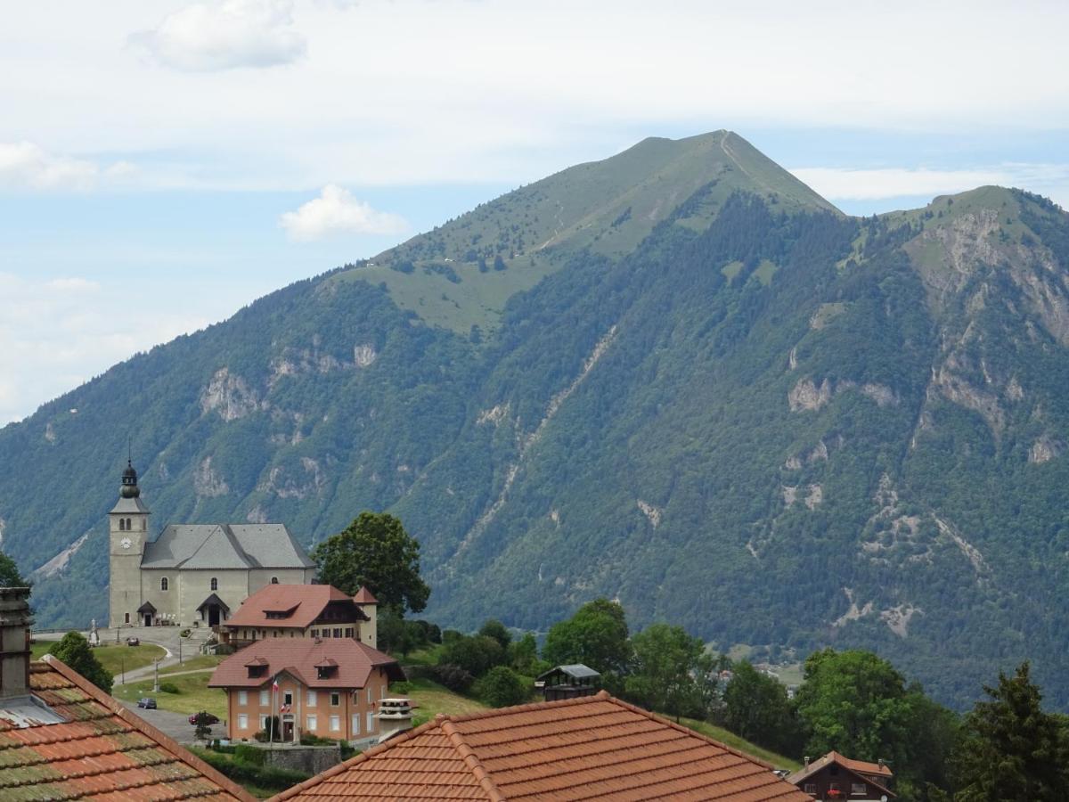 Chalet Neuf 6 Personnes Mont-Saxonnex Luaran gambar