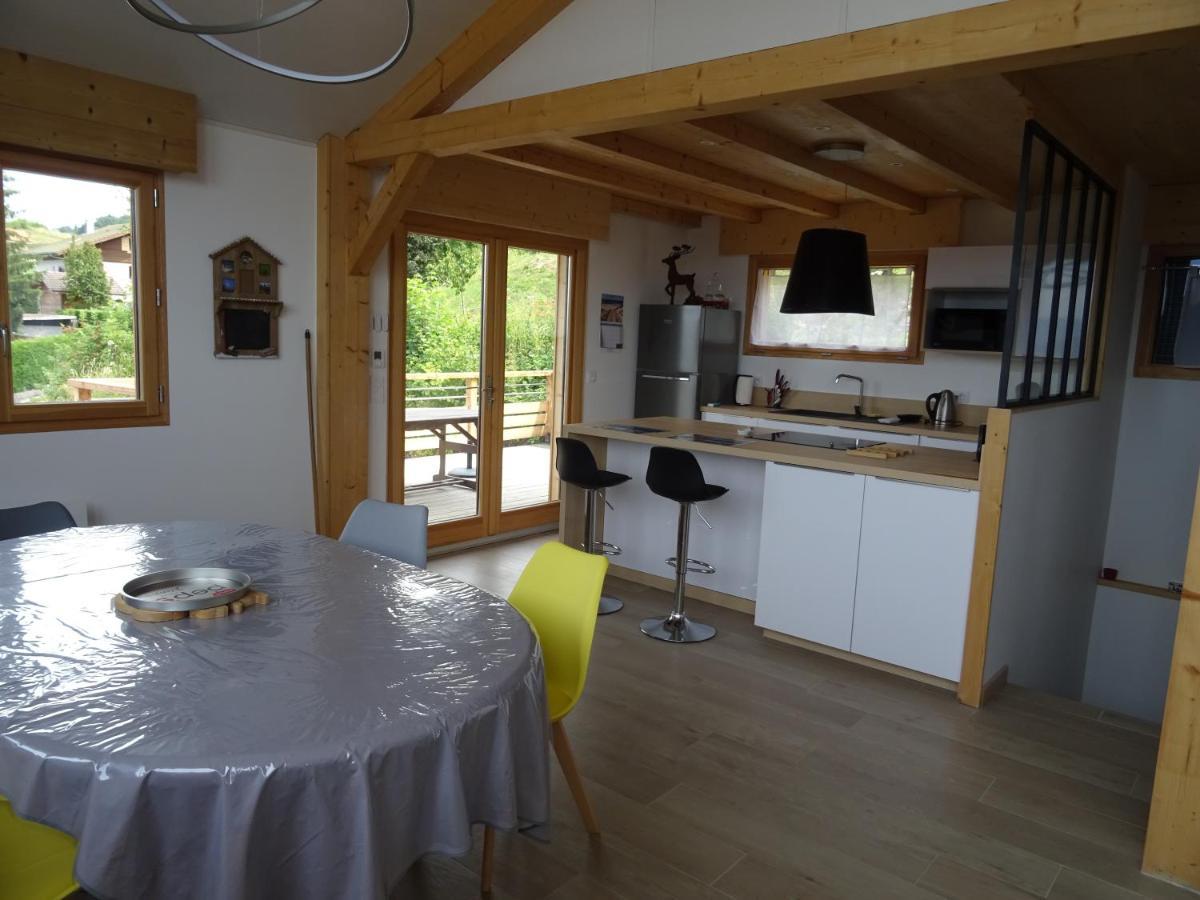 Chalet Neuf 6 Personnes Mont-Saxonnex Luaran gambar