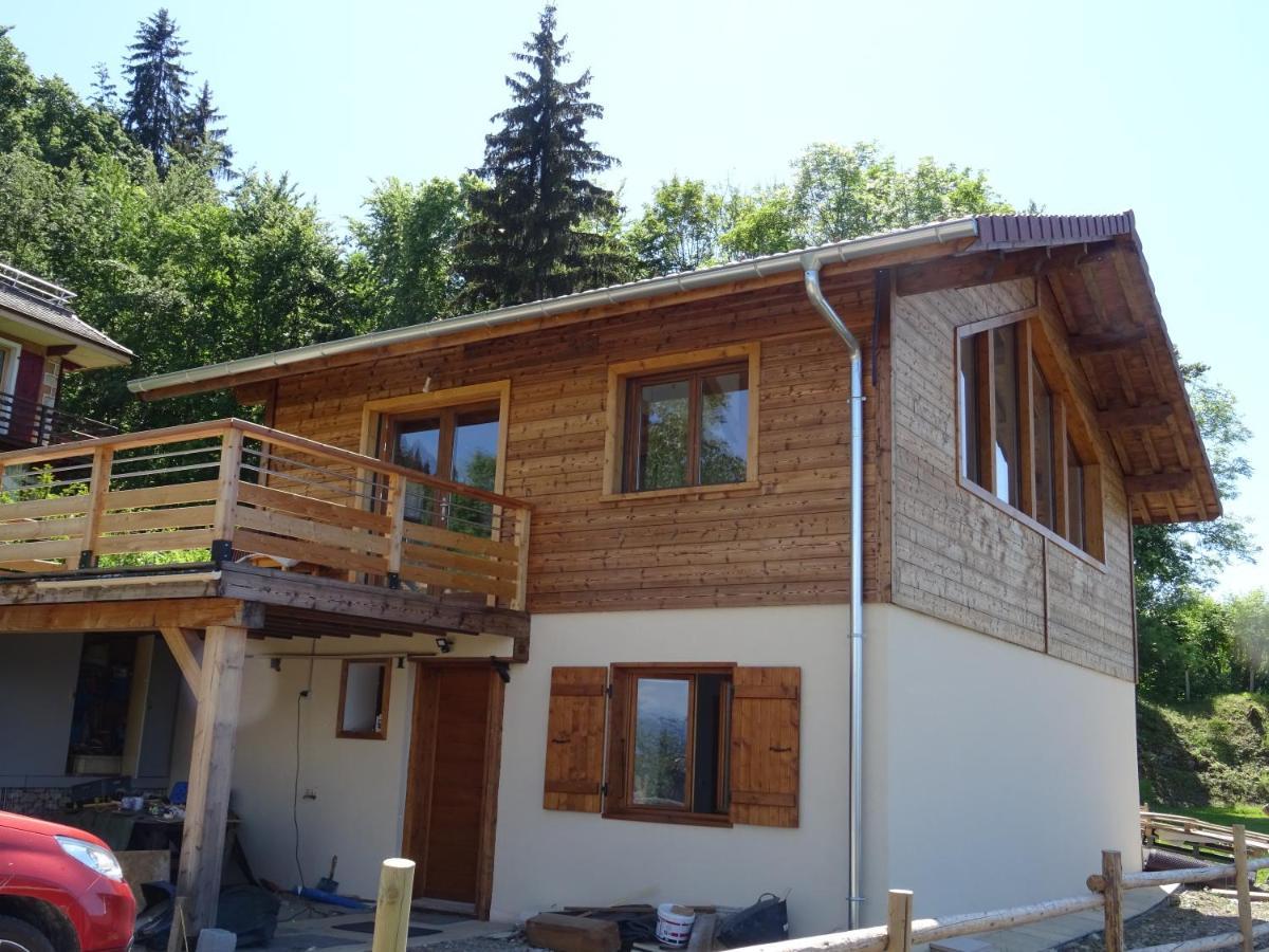 Chalet Neuf 6 Personnes Mont-Saxonnex Luaran gambar