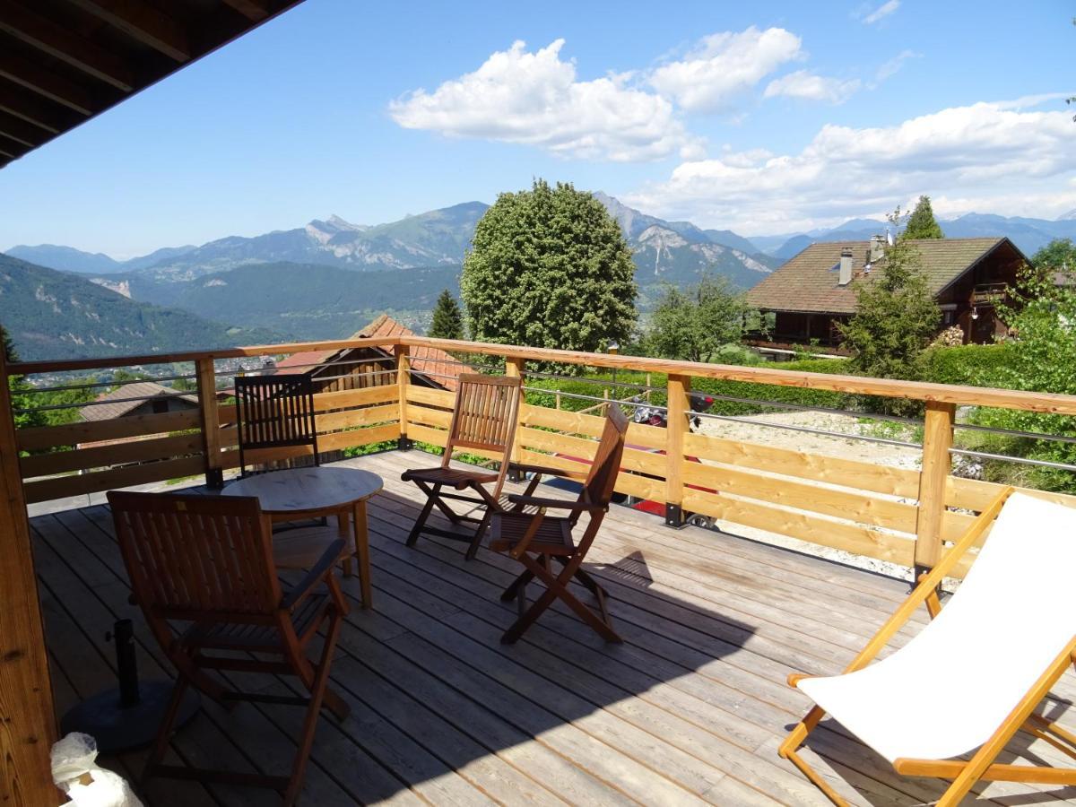 Chalet Neuf 6 Personnes Mont-Saxonnex Luaran gambar